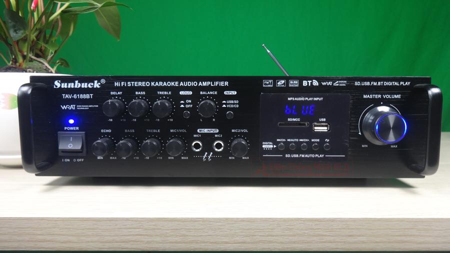 Amply Sunbuck 6188BT 12V 220V Bluetooth