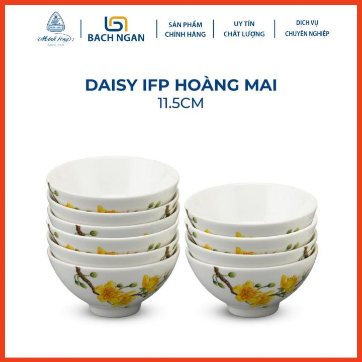 CHÉN CƠM MINH LONG DAISY IFP HOÀNG MAI 11.5CM