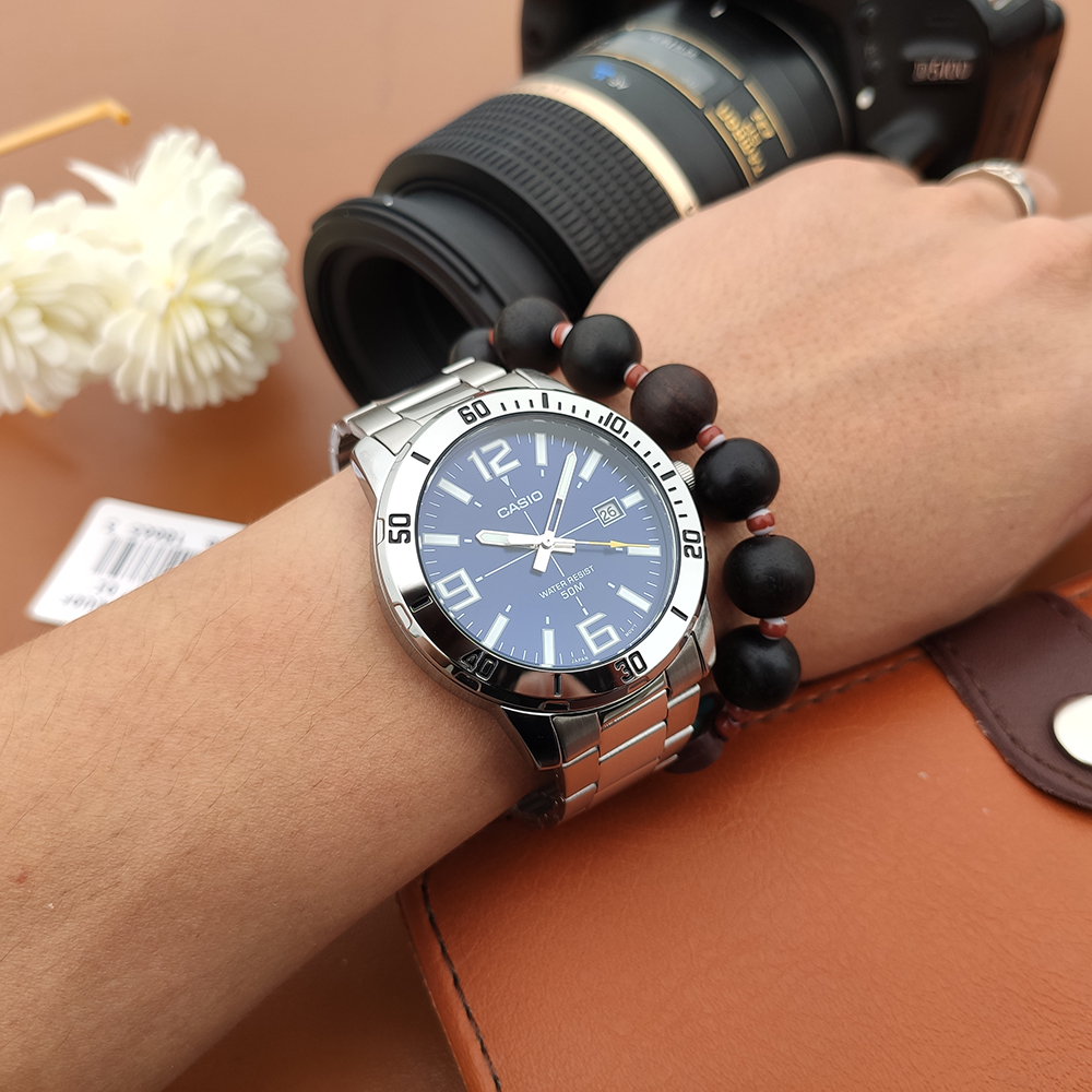 Đồng Hồ Nam Dây Thép Casio MTP-VD01D-7BVUDF