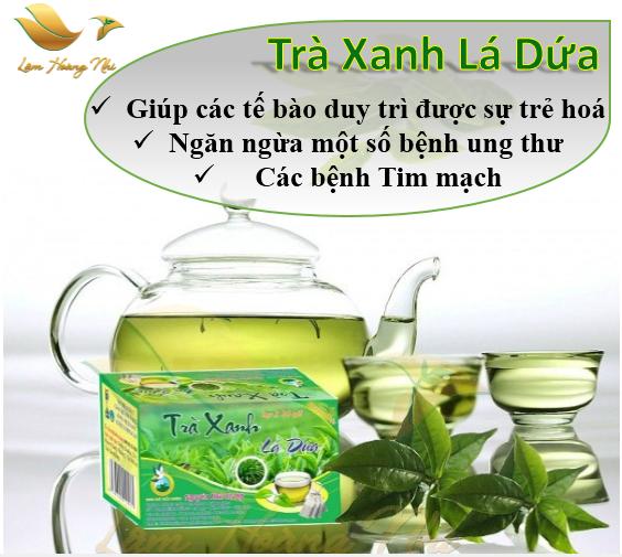 Trà Xanh Lá Dứa