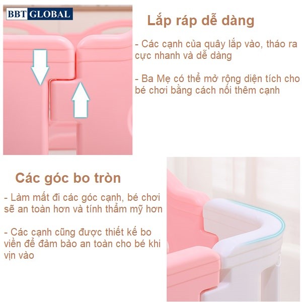 Quây bóng kèm xích đu BBT Global BSL305