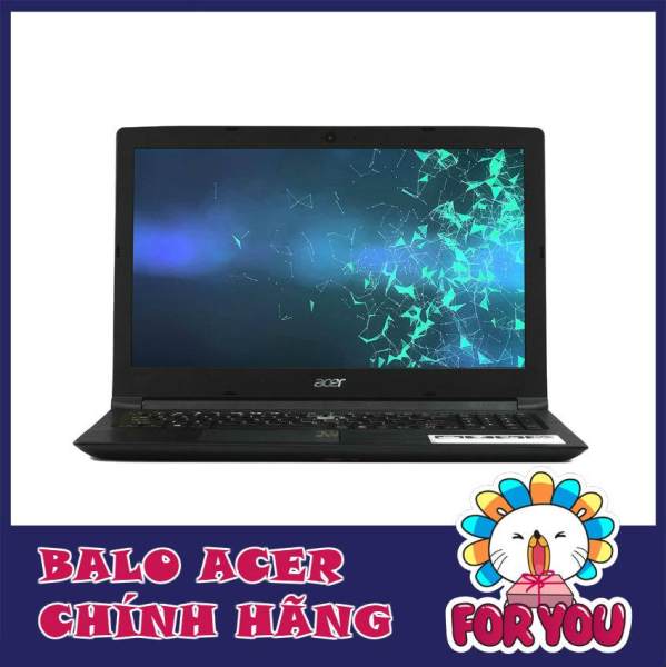 Laptop Acer AS A315-51-325E NX.GNPSV.037 (Đen) + Balo Acer - Hãng phân phối chính thức