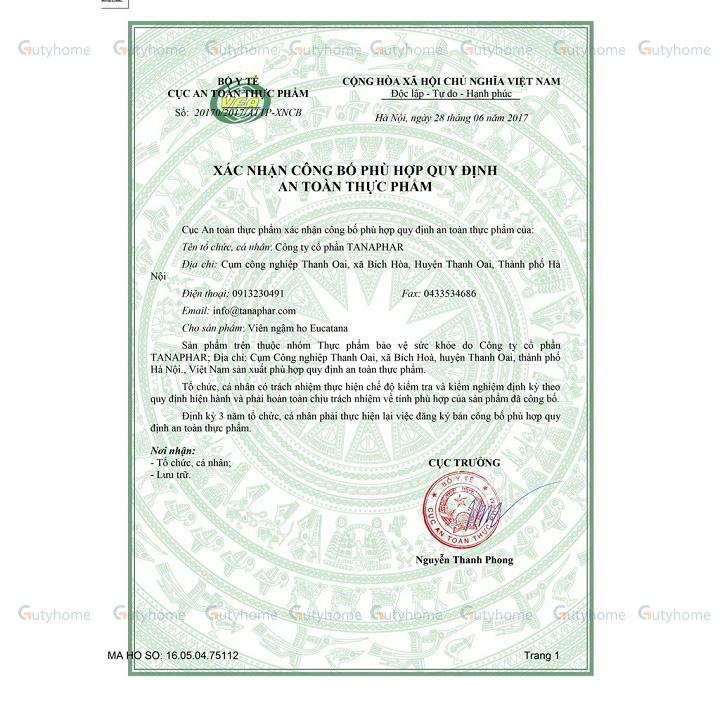 Kẹo ngậm ho Eucatana 24 viên