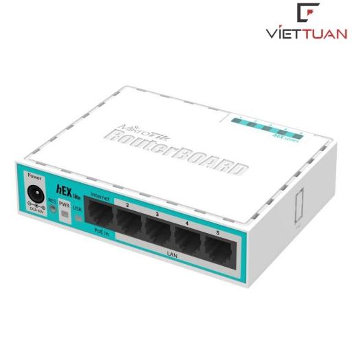 Thiết bị định tuyến Mikrotik hEX RB750r2
