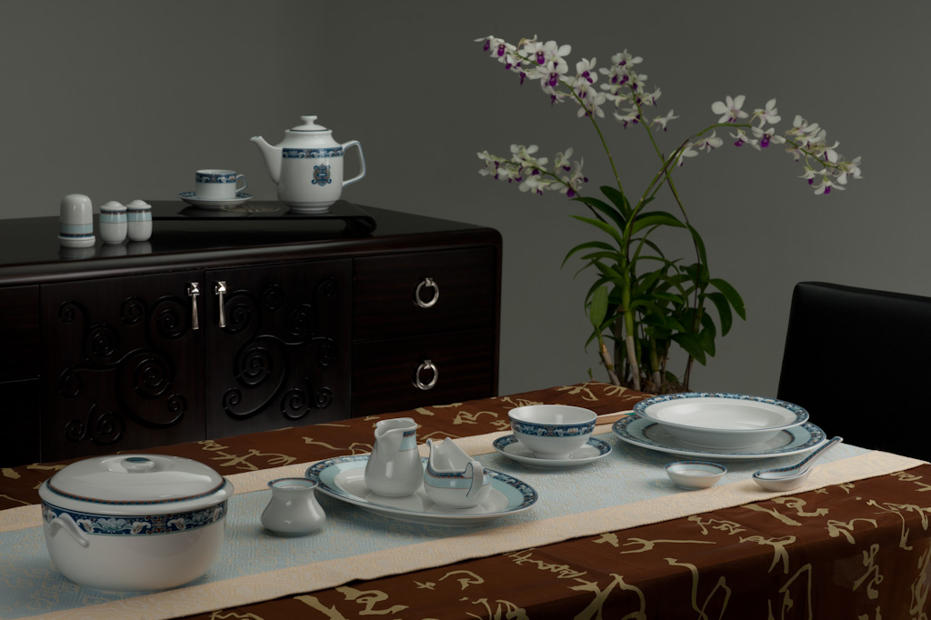 CHÉN CƠM MINH LONG JASMINE PHƯỚC LỘC THỌ 11.5CM