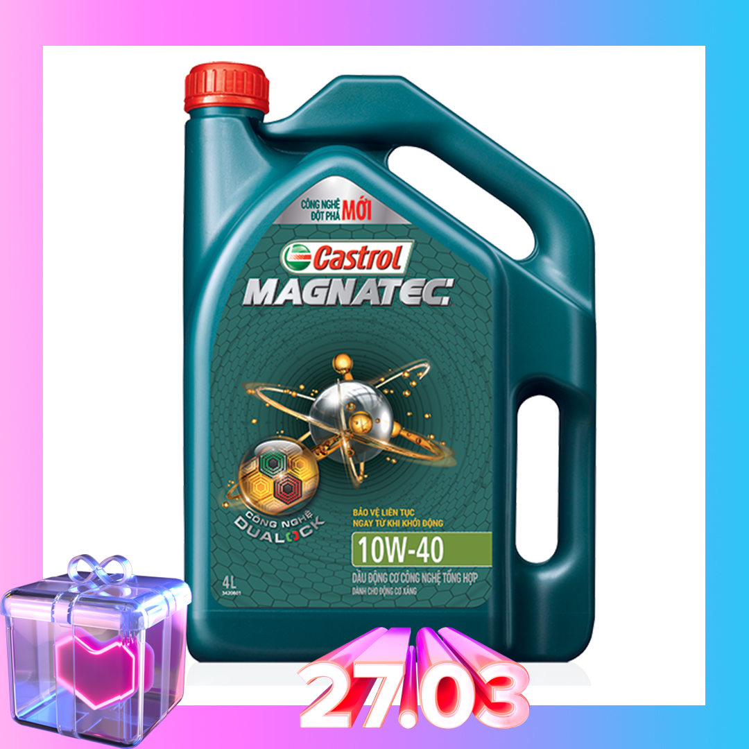 Dầu nhớt ô tô Castrol Magnatec 10W-40 4L