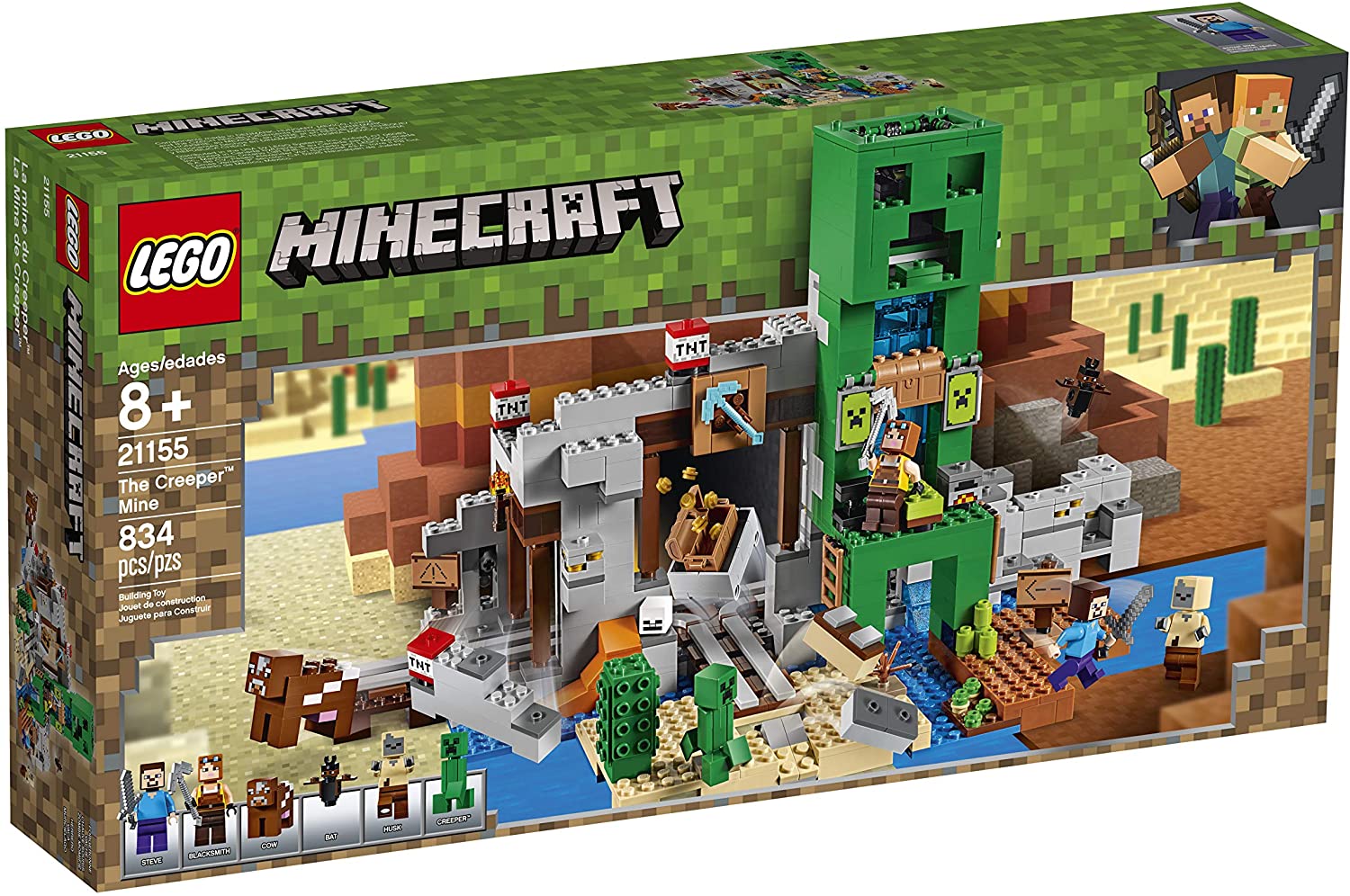 LEGO Minecraft 21155 Mỏ Quái Vật Creeper