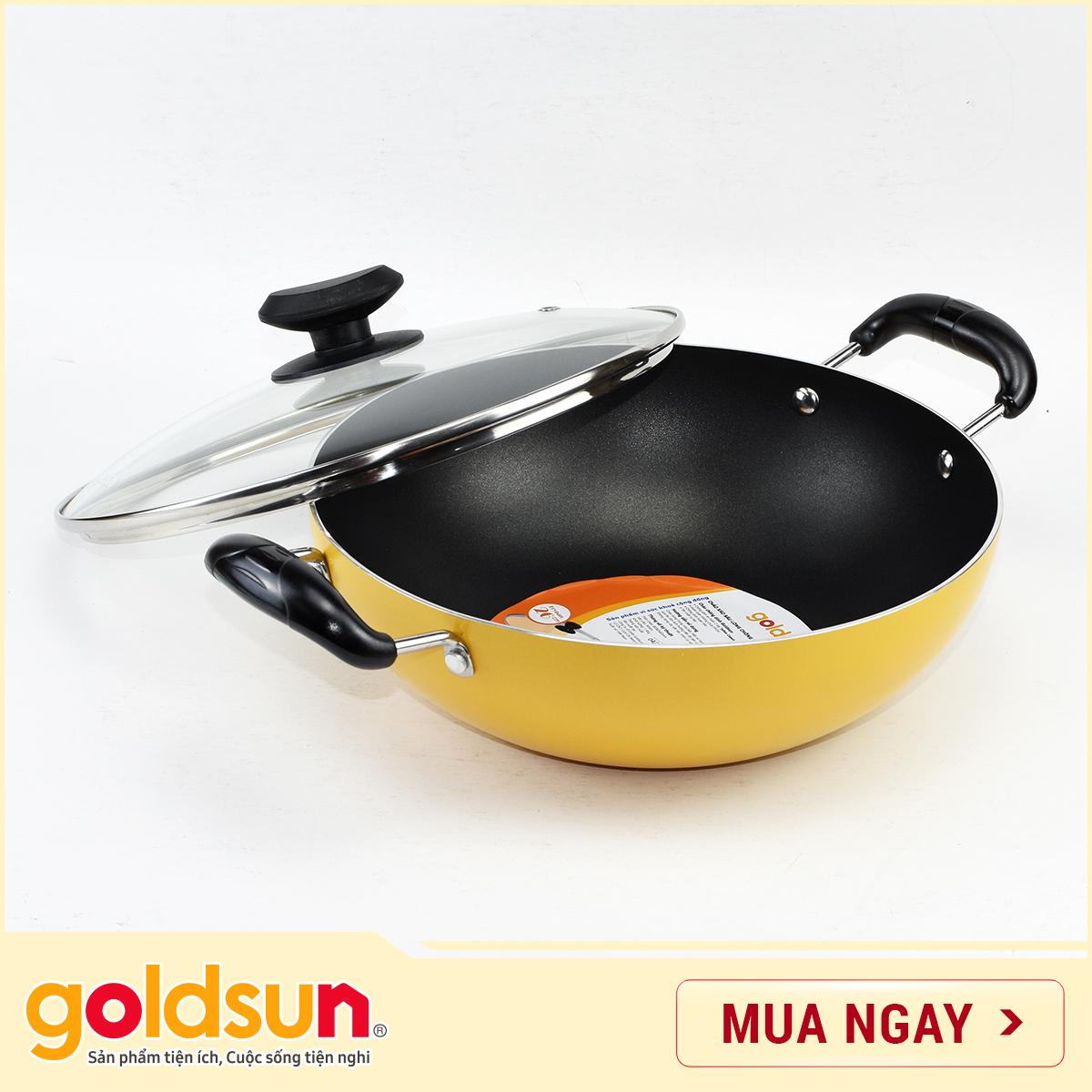 Chảo xào chống dính Goldsun DSP-GE426 26cm