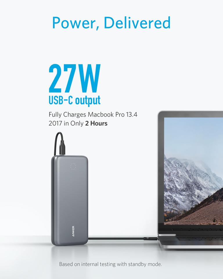 Pin dự phòng Anker PowerCore+ Power Delivery A1362 19000mAh