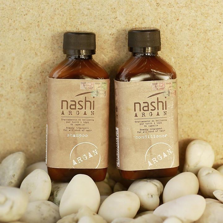 Bộ dầu gội Nashi Argan phục hồi hư tổn 200ml