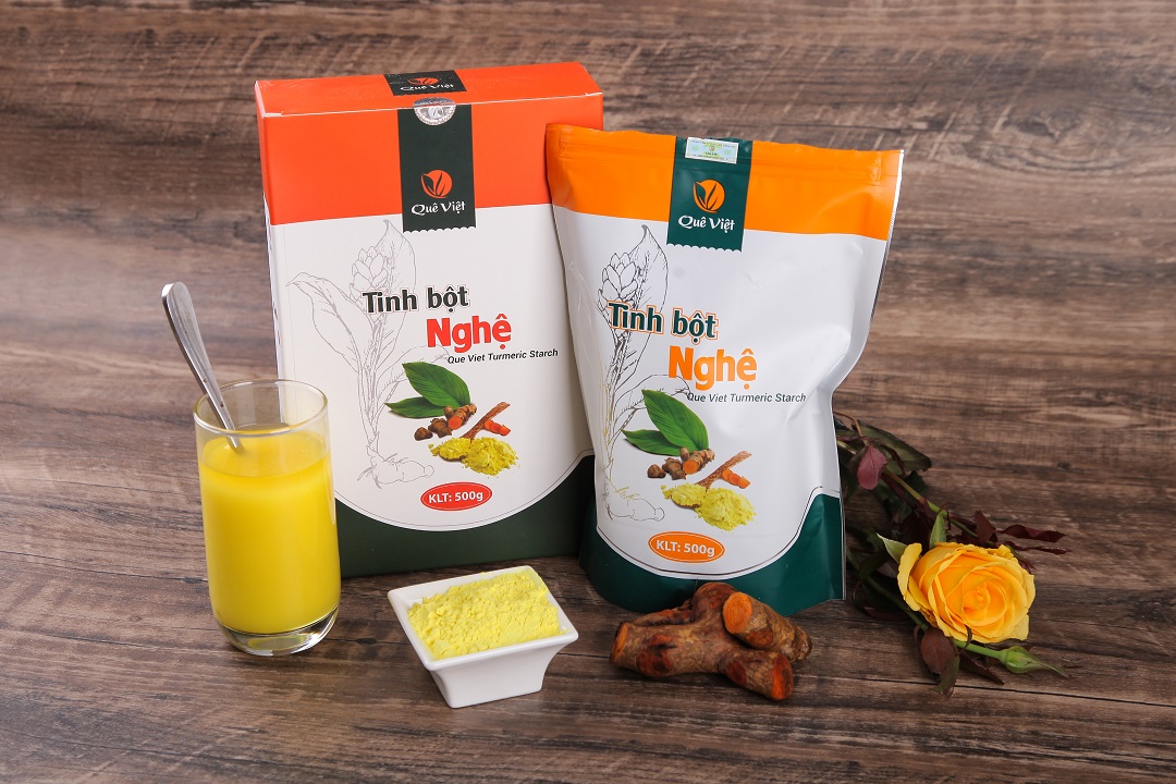 Tinh bột nghệ Quê Việt