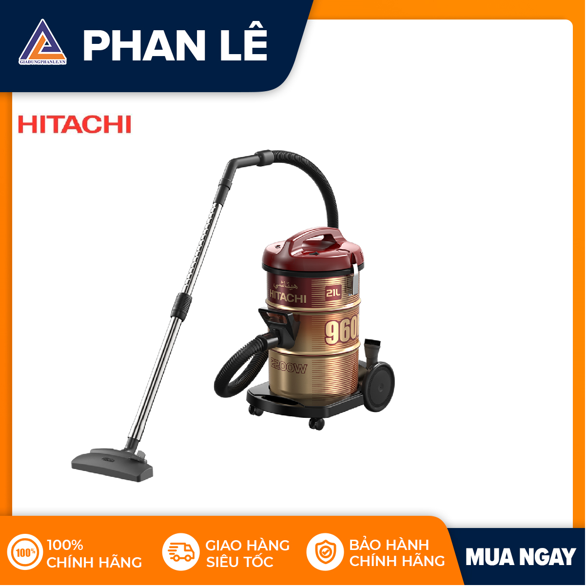 Máy Hút Bụi Hitachi CV-960F 24CV