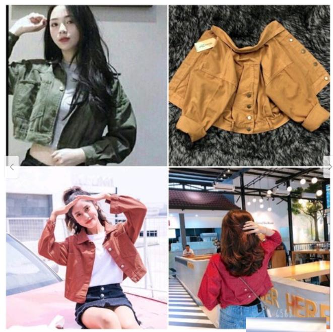 Áo Khoác Nữ Cài 4 Nút Trước Phong Cách
