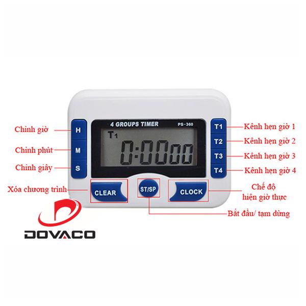 ĐỒNG HỒ BẤM GIỜ ĐẾM NGƯỢC PS-360