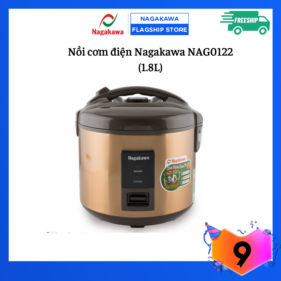 Nồi Cơm Điện Nagakawa NAG0122 1.8L
