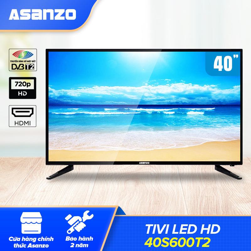 Tivi LED Asanzo 40S600T2 (40T660) - 40 inch, Full HD (1920 x 1080)