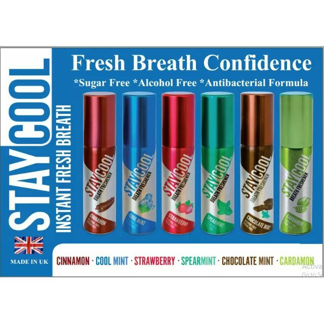 Xịt thơm miệng StayCool Hương Quế