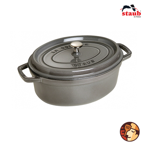 Nồi gang Staub oval Đỏ Cherry 27cm