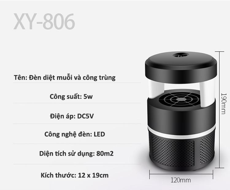 Đèn bắt muỗi XY-806