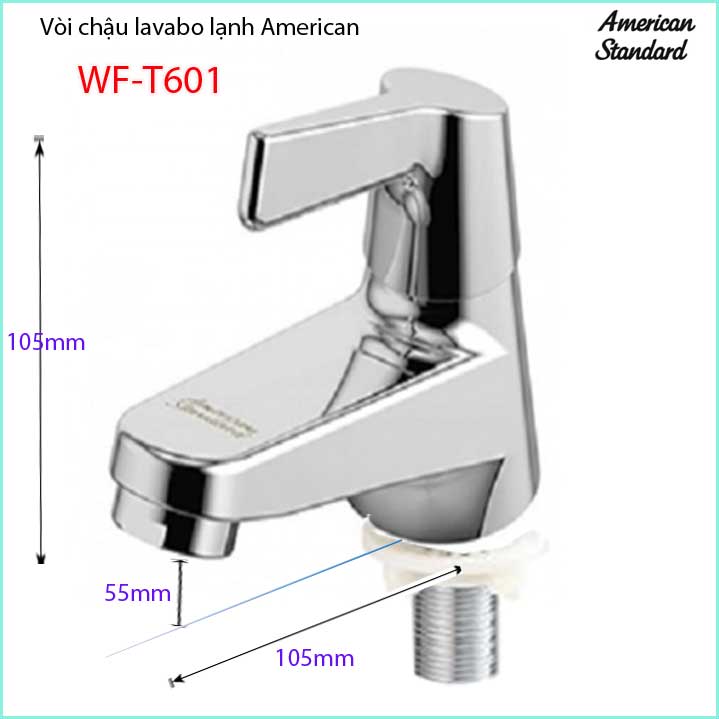 Vòi rửa mặt nước lạnh American Standard WF-T601