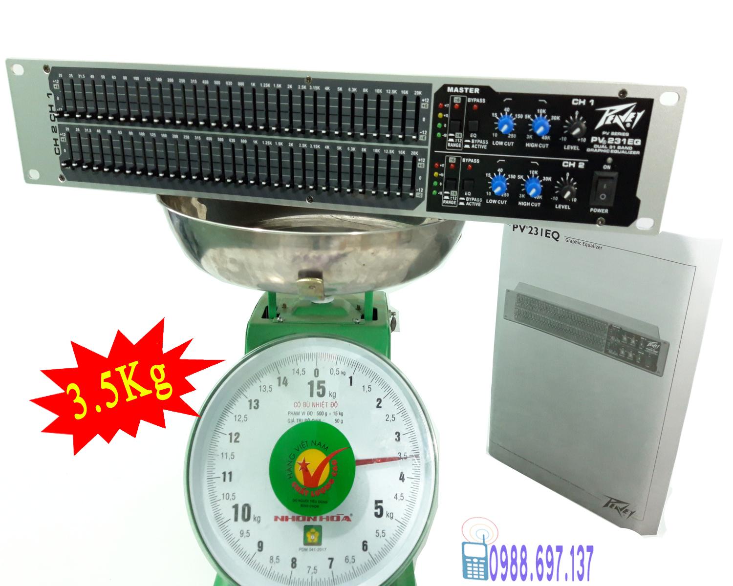 Bộ lọc tiếng Equalizer PEAVEY PV 231EQ