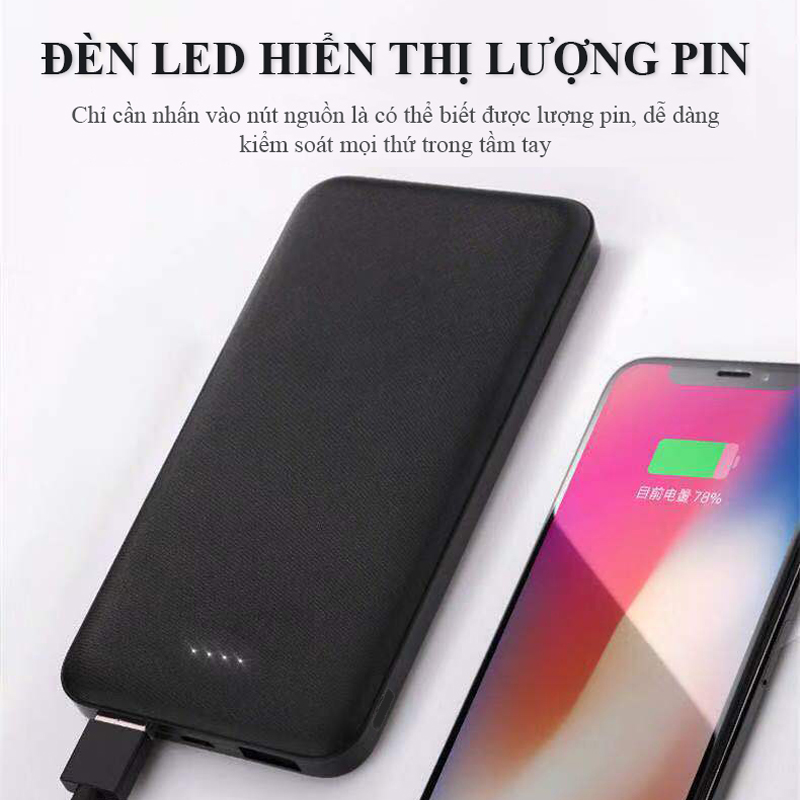 Sạc dự phòng WK-102C 10000mAh