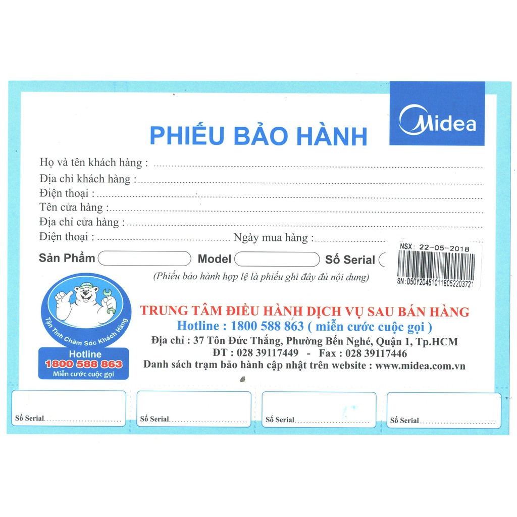QUẠT ĐIỀU HÒA MIDEA AC375-19CRH