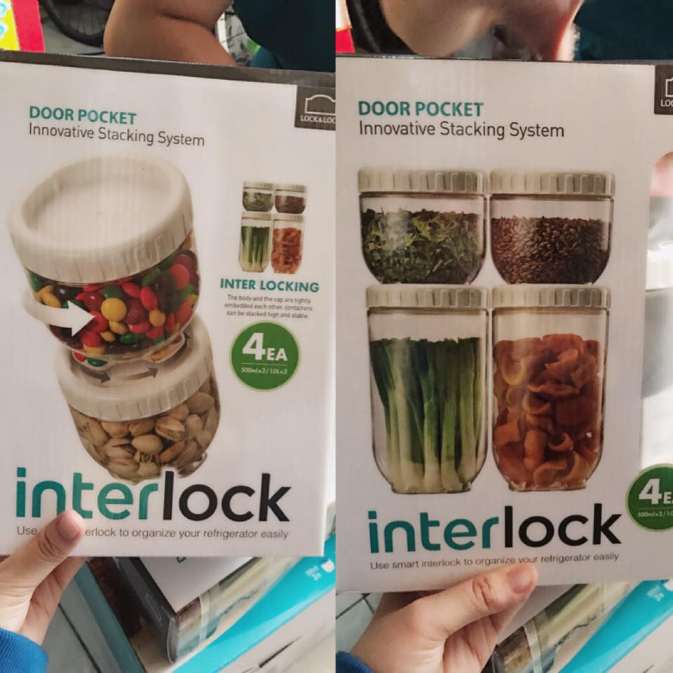 Bộ Hộp nhựa Interlock Lock&Lock INL301S3
