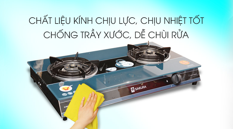 Bếp gas Sakura SA-692SG đôi