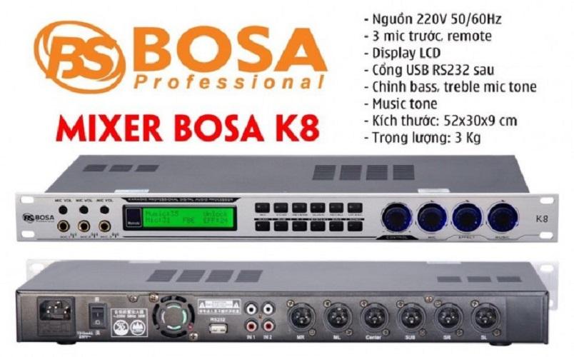 Vang số Bosa K8
