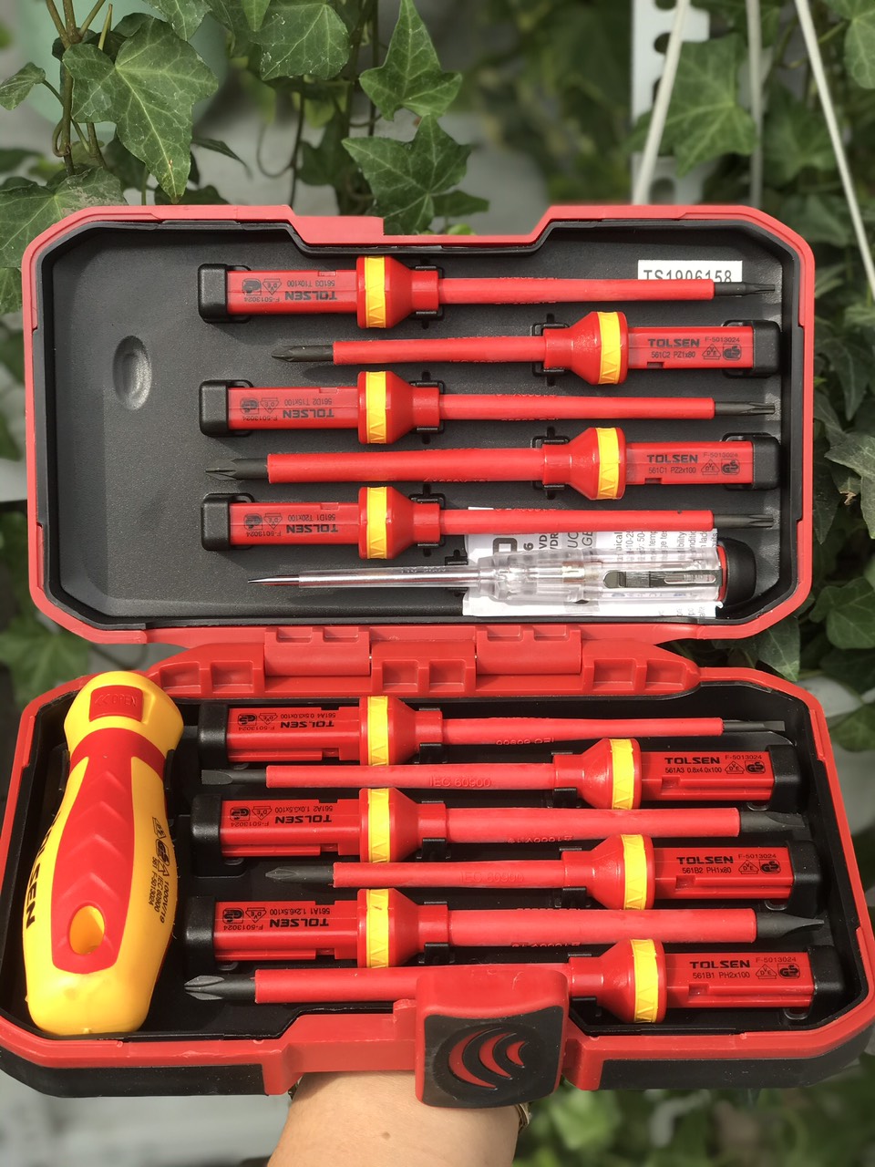BỘ TUA VÍT 13 CHI TIẾT TOLSEN 38016