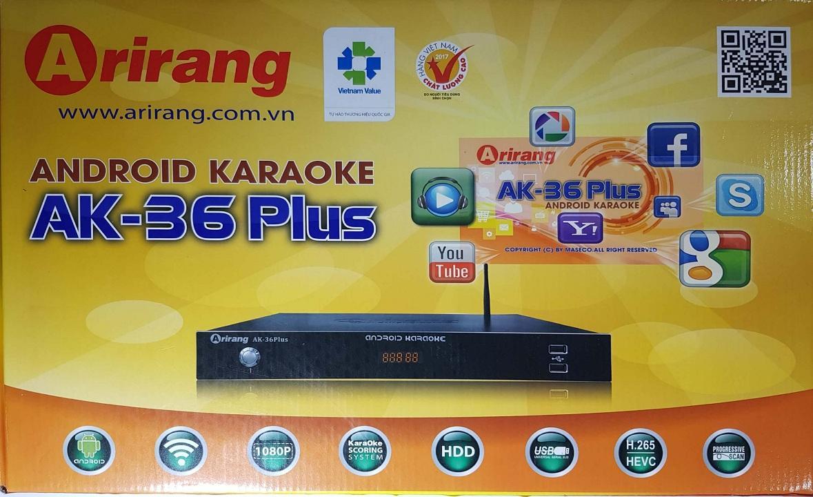 ĐẦU KARAOKE ARIRANG AK-36 PLUS