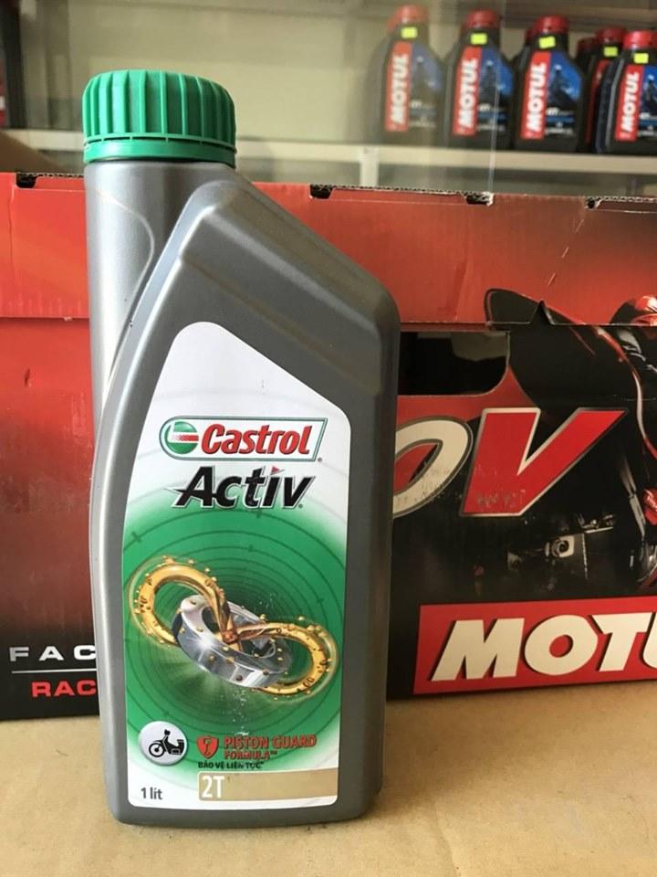 Nhớt cao cấp xe 2 thì Castrol Activ 2T 1L
