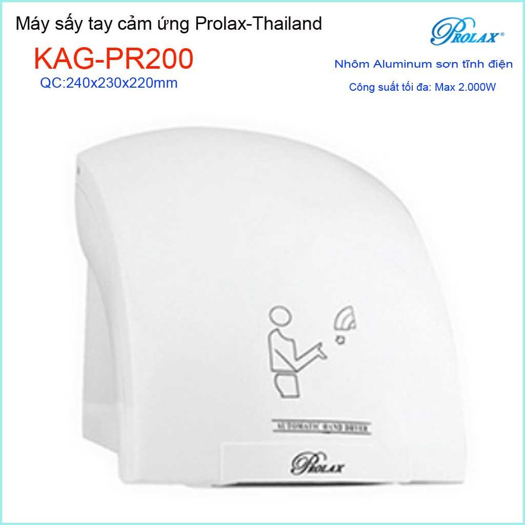 MÁY SẤY TAY CẢM ỨNG PROLAX KAG-PR200