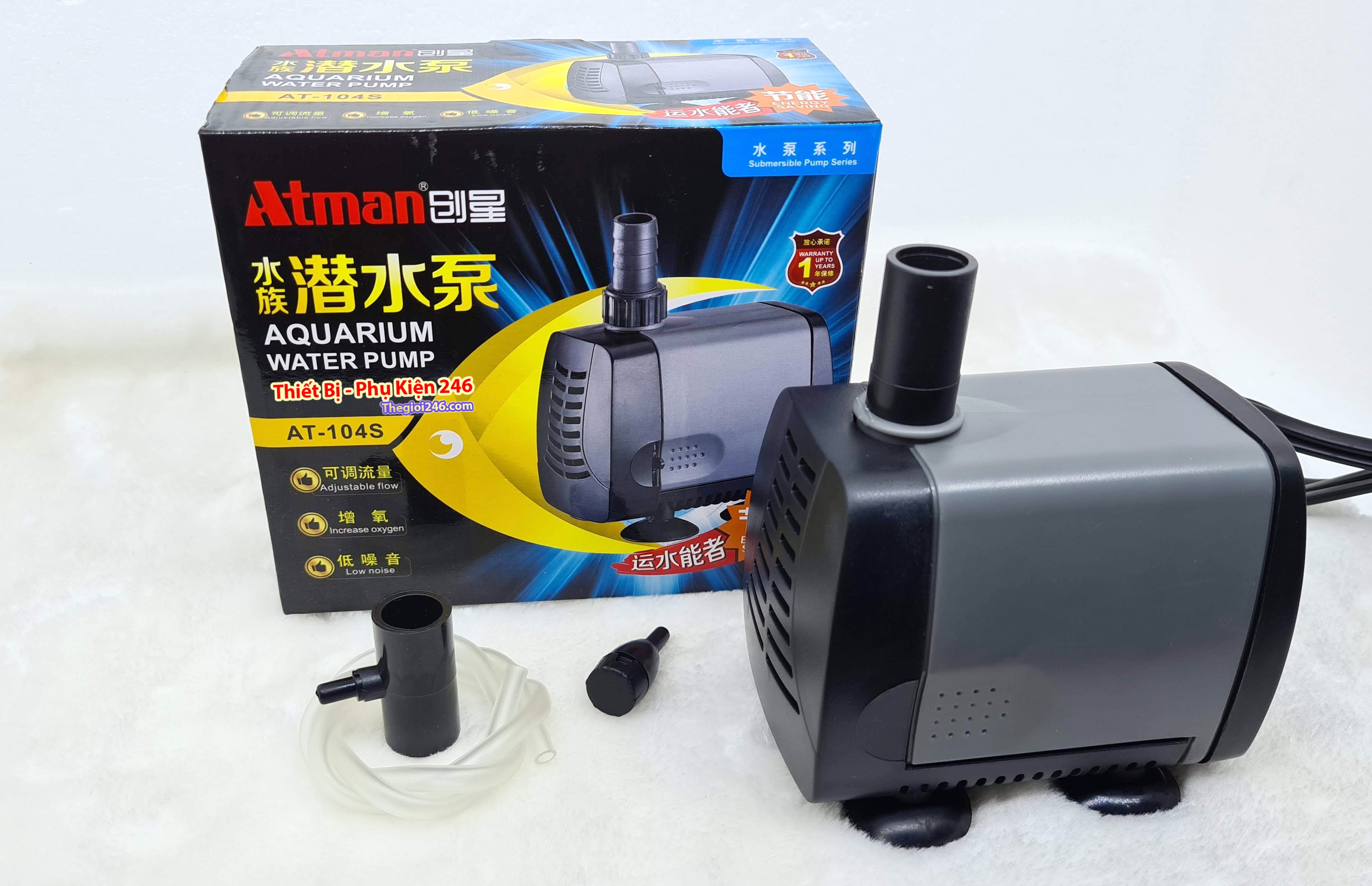 Máy bơm nước bể cá Atman AT-104S