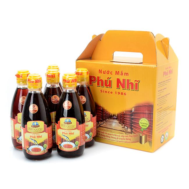 Nước mắm Phú Nhĩ 265ml lốc 6 chai