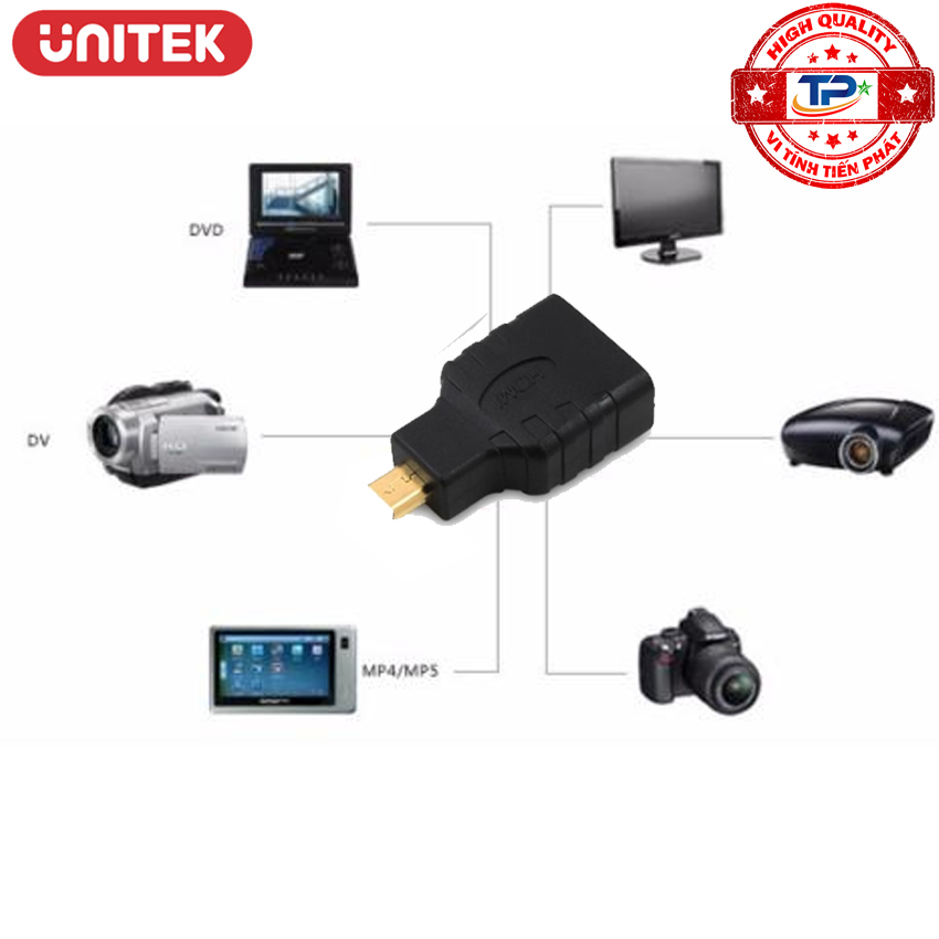 ĐẦU ĐỔI MICRO HDMI sang HDMI UNITEK Y-A011