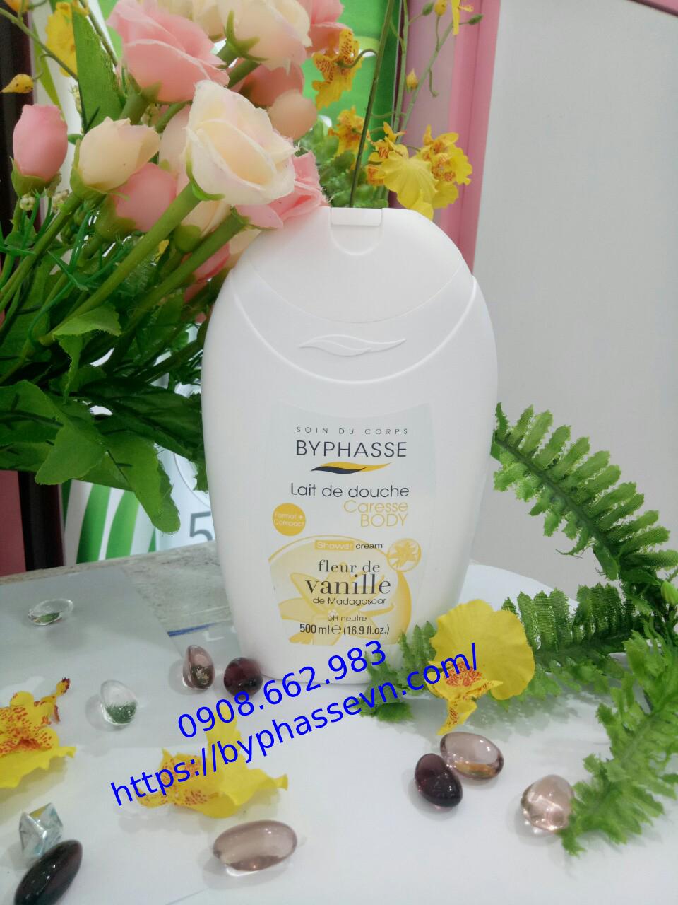 Sữa tắm hoa Vanilla Byphasse 500ml