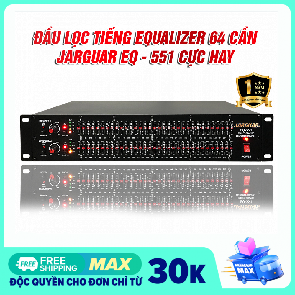 Đầu lọc âm thanh JARGUAR Equalizer EQ551