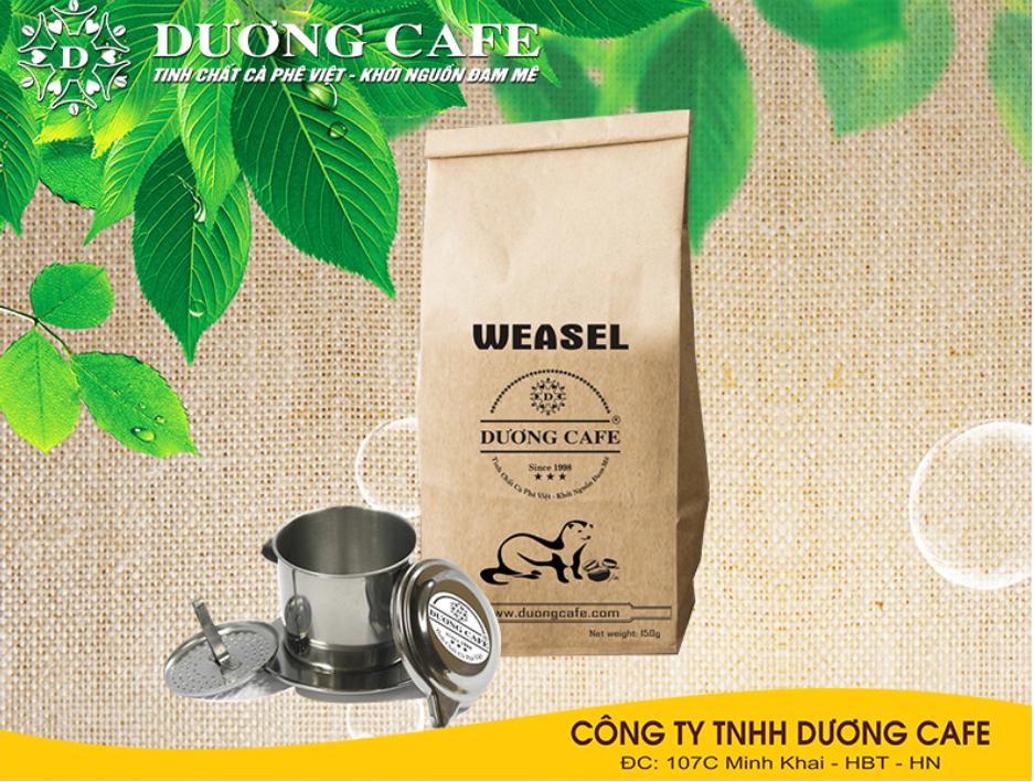 Cà phê Dương Chồn Weasel