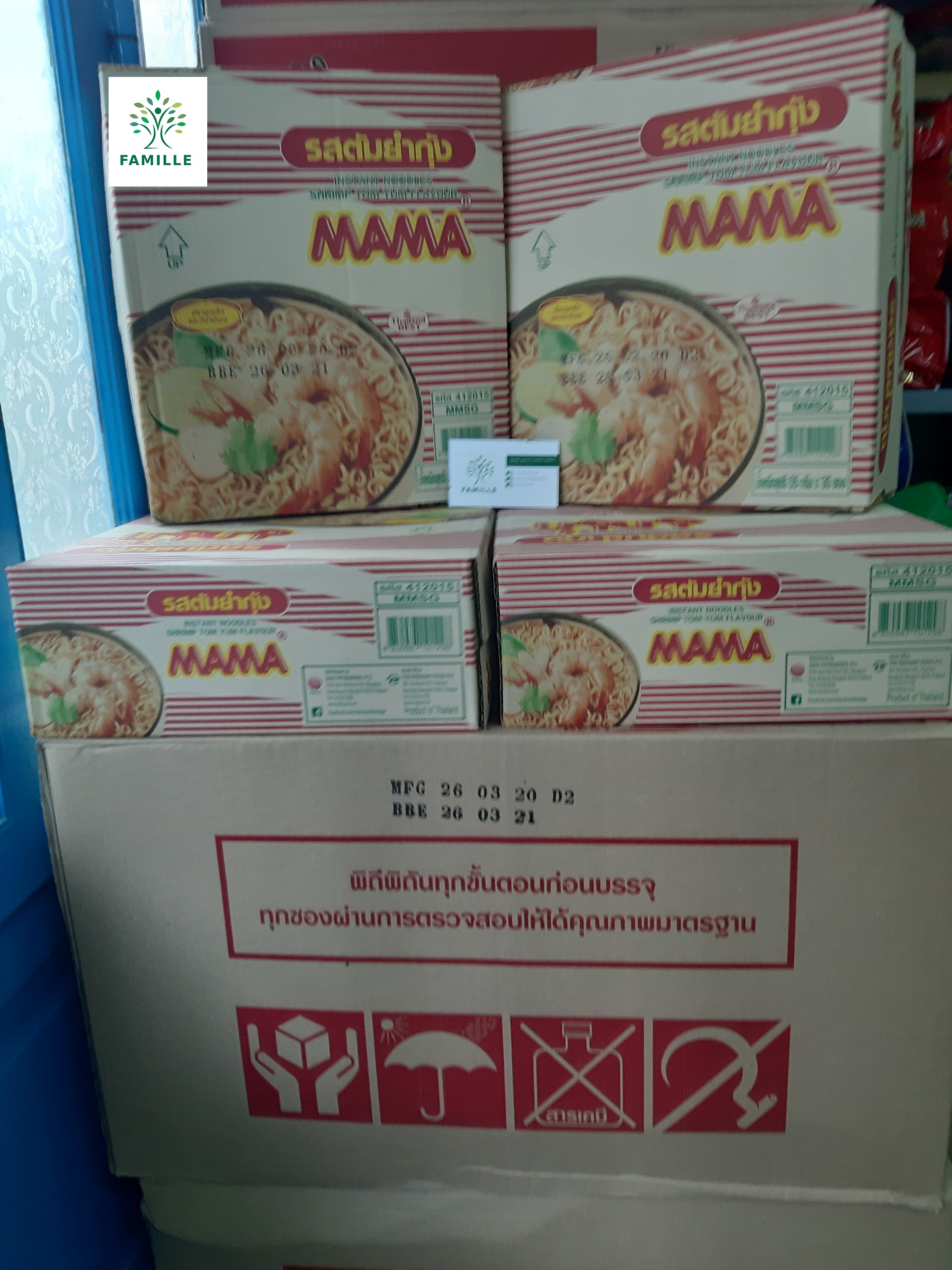 Mì Tôm TomYum Mama 55G thùng 30 gói