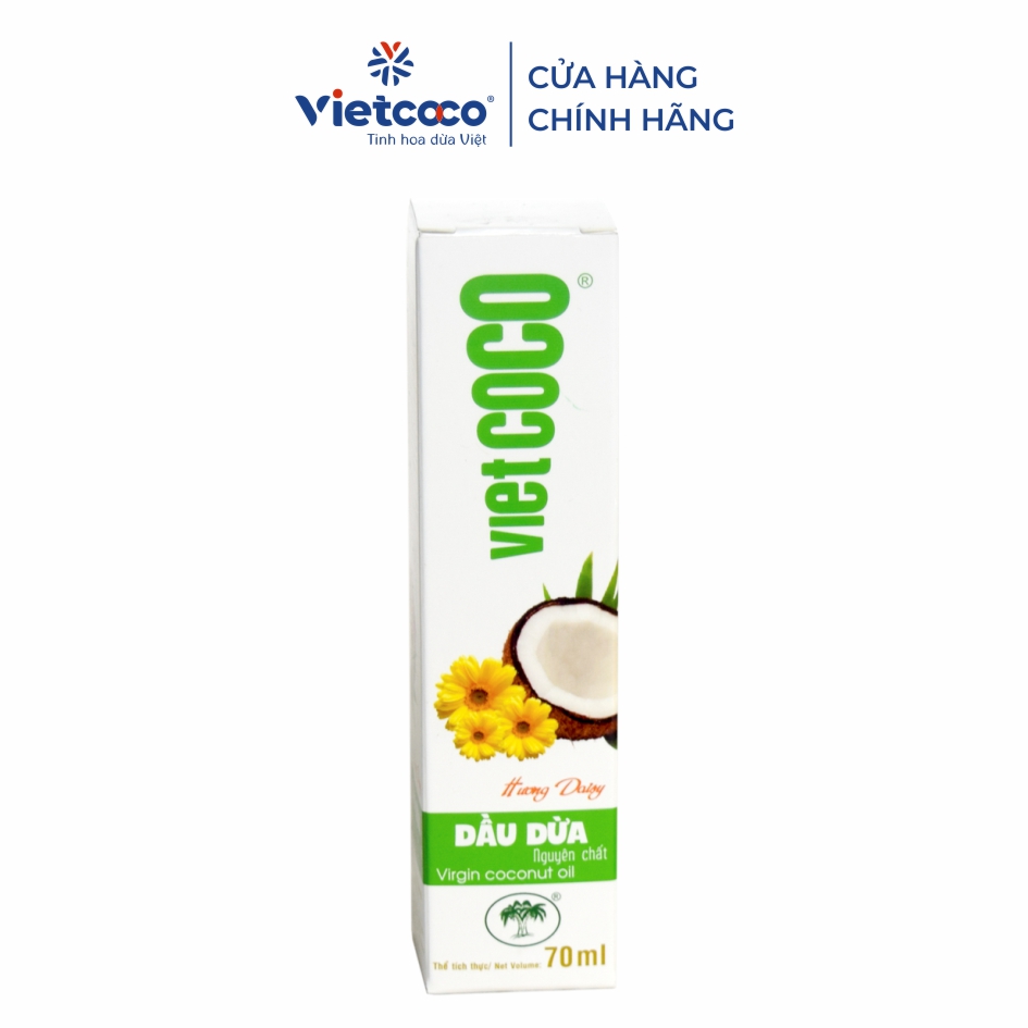 Dầu dừa hương Daisy nguyên chất VIETCOCO 70ml