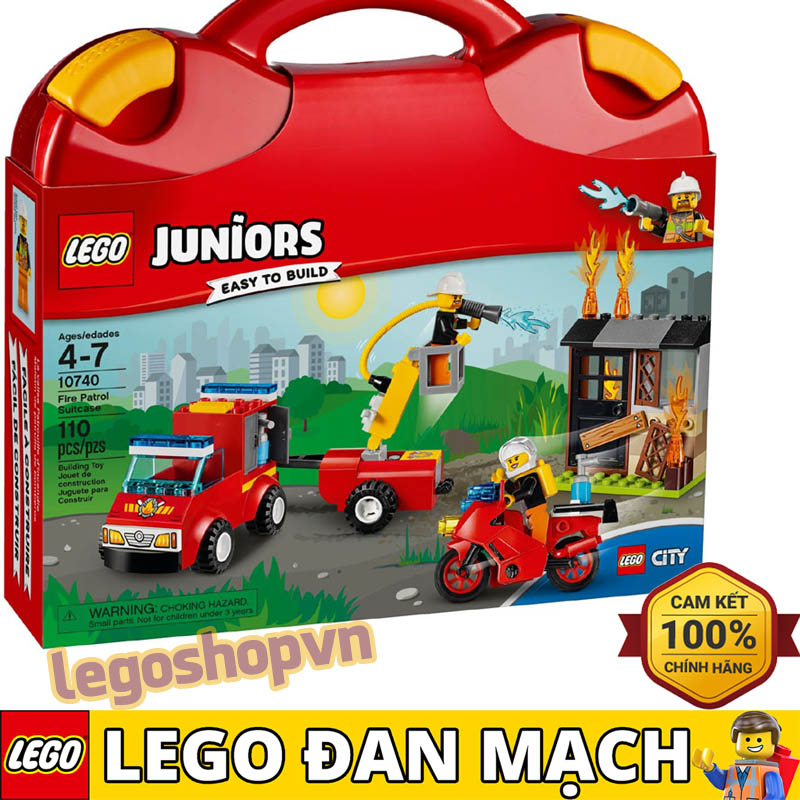 Mô hình Lego Juniors 10740 - Vali tuần tra cứu hộ