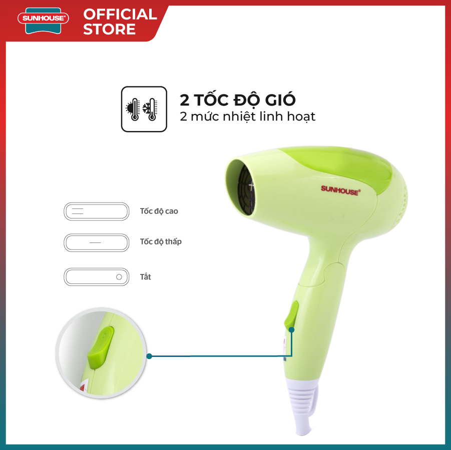 Máy sấy tóc Sunhouse SHD2302