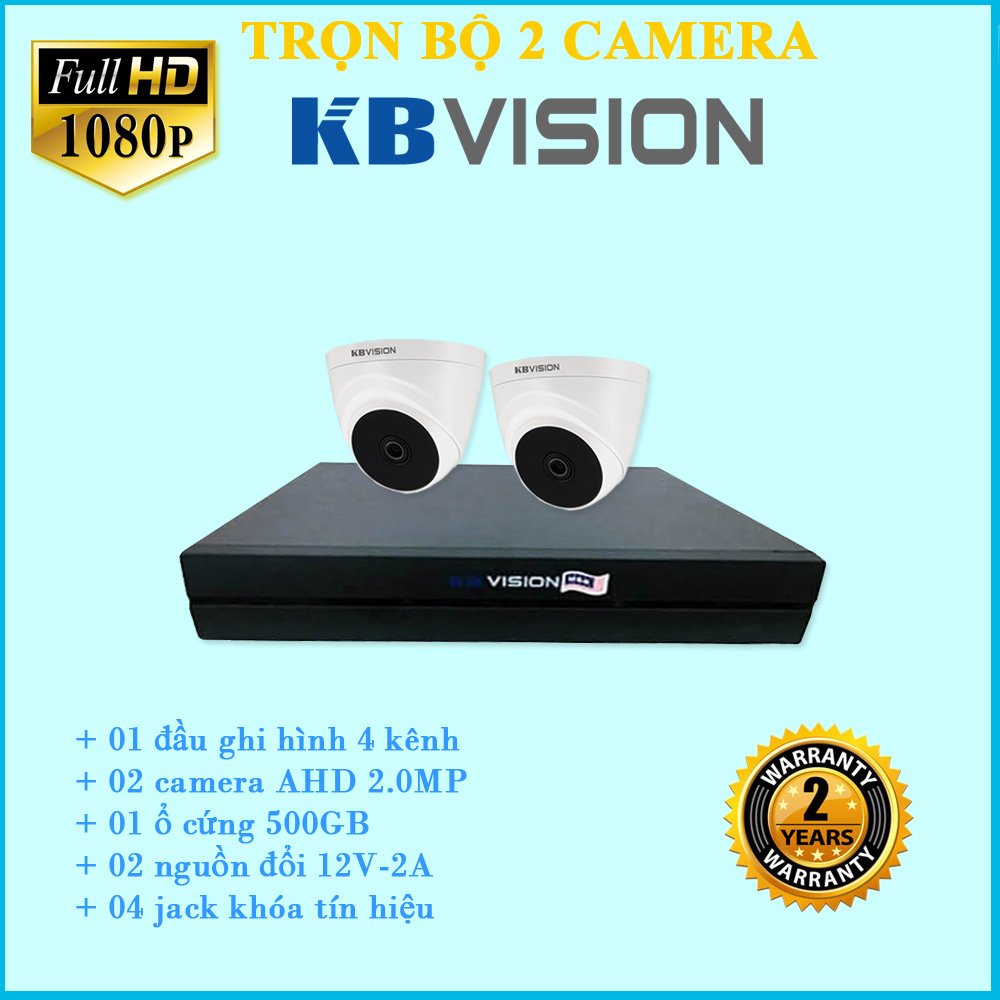 TRỌN BỘ CAMERA KBVISION KX-2112C4