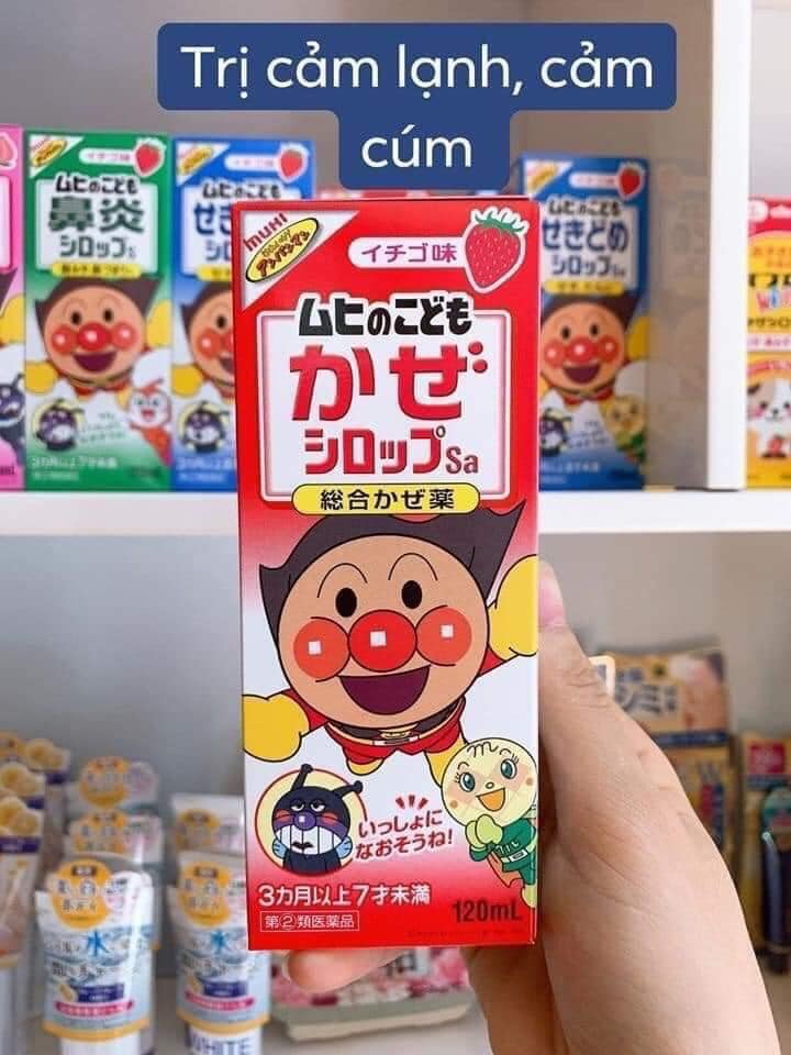Siro Muhi trị ho kèm cảm sốt cho bé