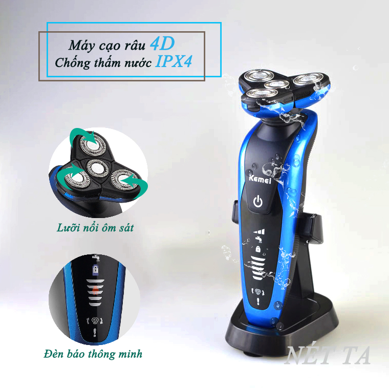 Máy cạo râu cao cấp Kemei KM-58890