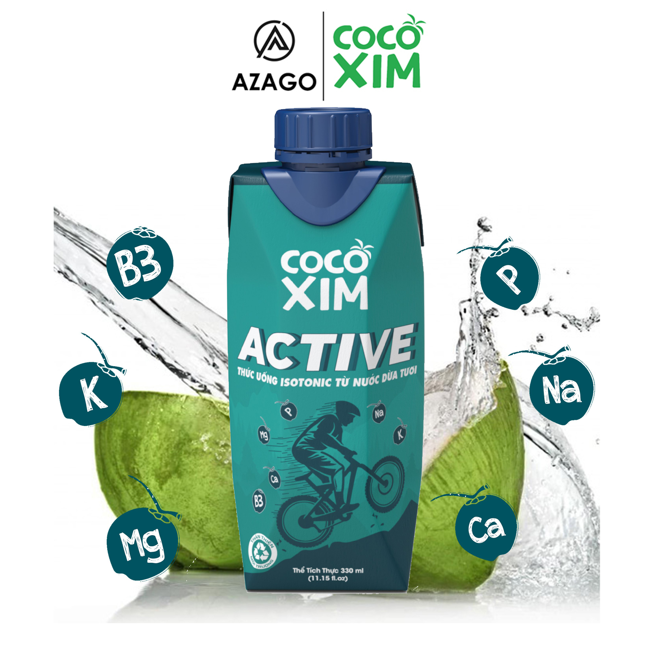 Nước dừa COCOXIM Active 330ml