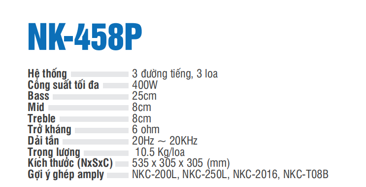 LOA NIKOCHI NK-458P