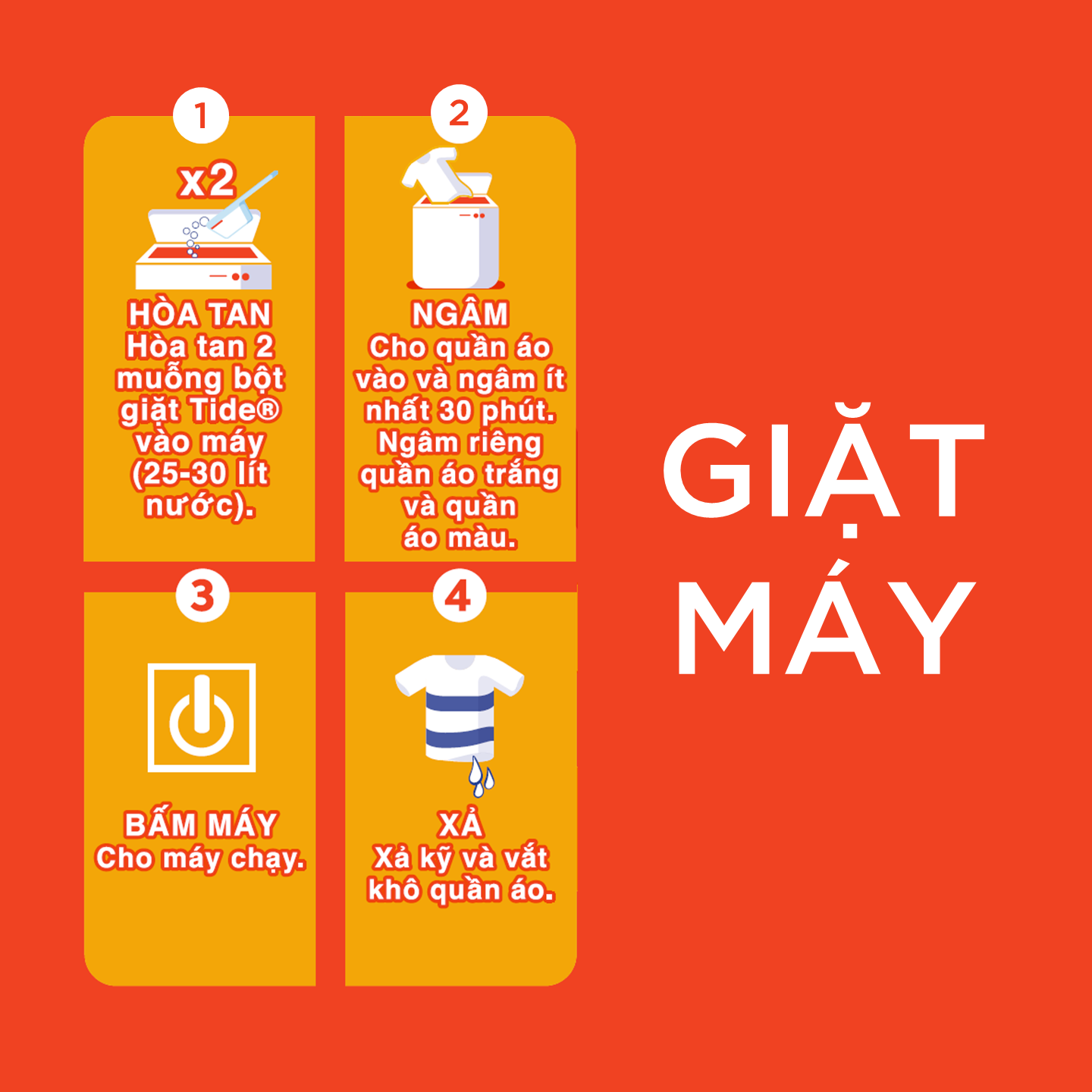Bột giặt Tide Trắng đột phá 5.5kg